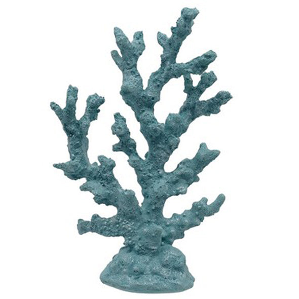 Coral Tree Blue Resin Sculpture