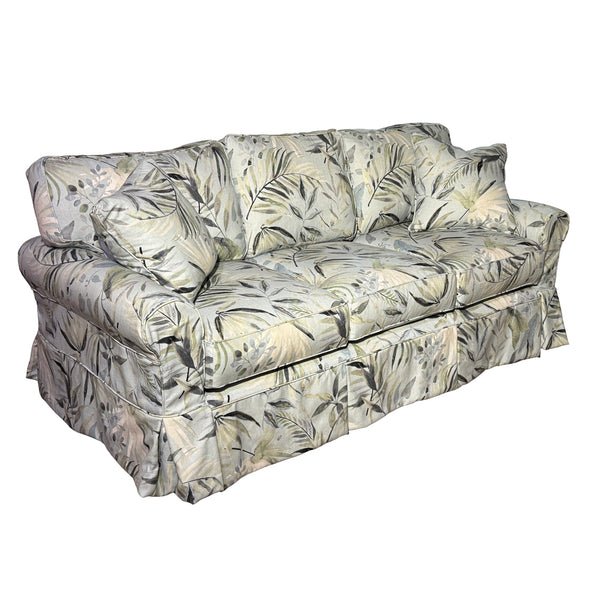 Slipcover 3 Seat Botanical Sofa