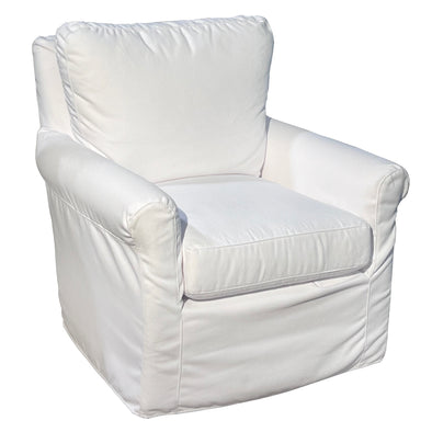 Swivel Glider Slipcover Chair- XL