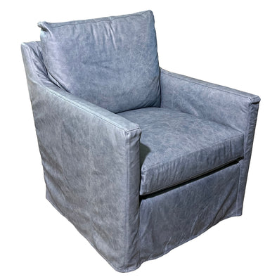 Swivel Glider Slipcover Chair