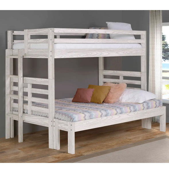 Bristol Twin Over Full Bunk Bed in White or Sand