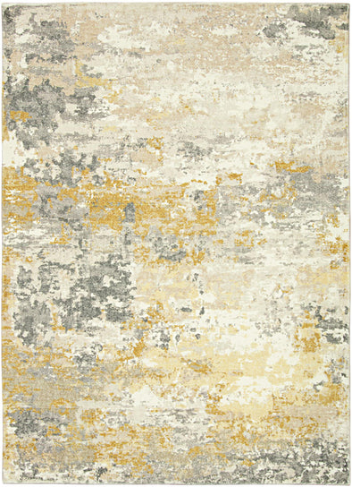 7.6 x 10 Gold Landscape Indoor Rug