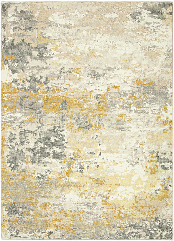 7.6 x 10 Gold Landscape Indoor Rug