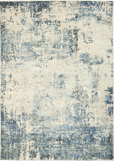 7.6 x 10 Blue Illusion Indoor Rug