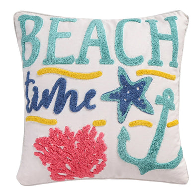 Beach Time Decorative Pillow