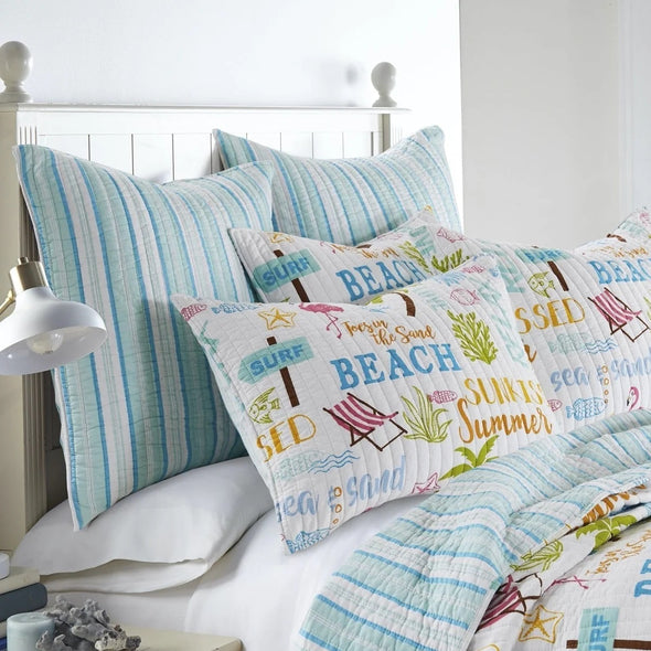Sun & Fun Full/Queen Quilt Set