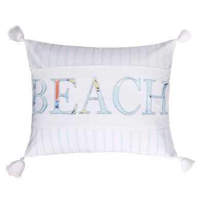 Coastal Beach Decorative Pillow