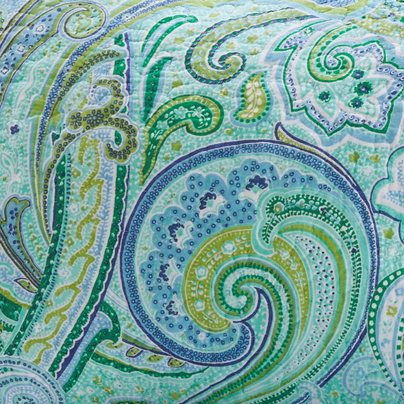 Spruce Full/Queen Quilt Set in Teal