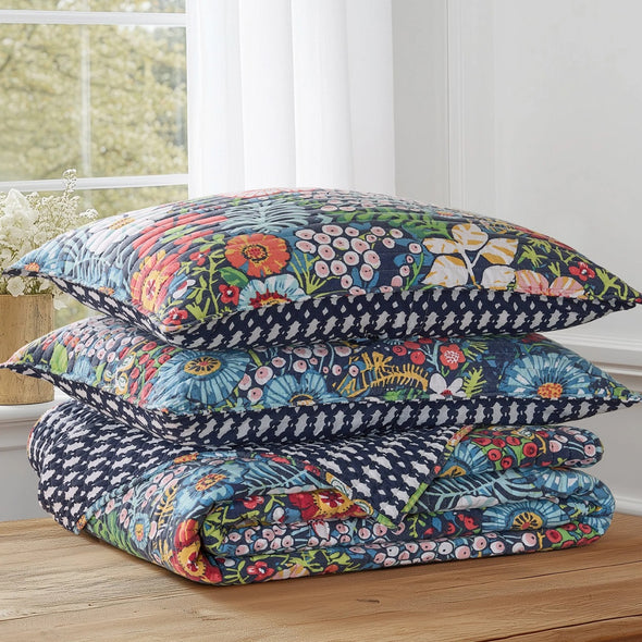 Night Garden King/Cal King Quilt Set