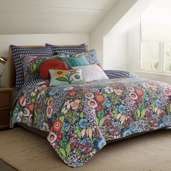 Night Garden King/Cal King Quilt Set