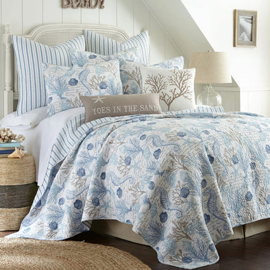 Galapagos Blue Twin/Twin XL Quilt Set