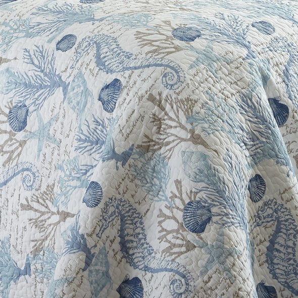 Galapagos Blue Twin/Twin XL Quilt Set