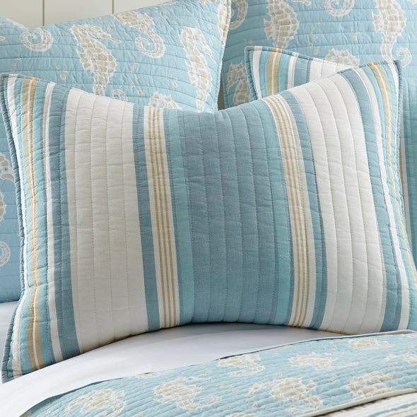 Blue Maui Full/Queen Quilt Set
