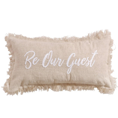 Be Our Guest Lumbar Throw Pillow