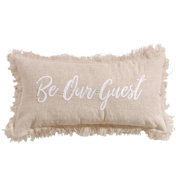Be Our Guest Lumbar Throw Pillow