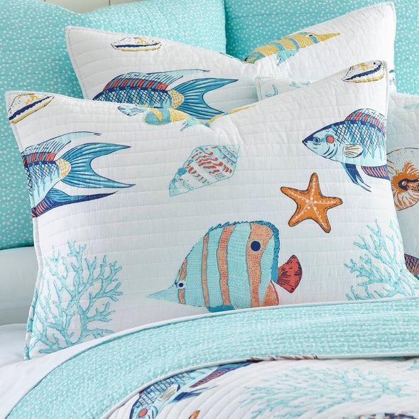 Barrier Reef King/Cal King Quilt Set