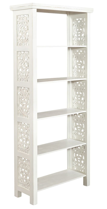 White Lace Mango Bookcase