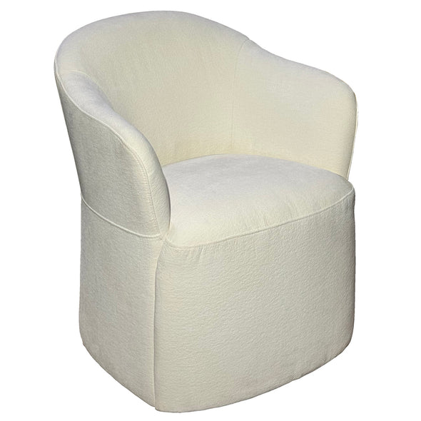 Ivory Accent Caster Chair