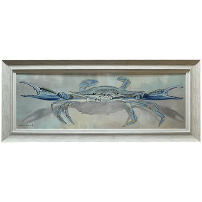 Gunslinger Blue Crab Framed Art