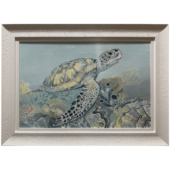 Under The Sea Turtle Framed Art