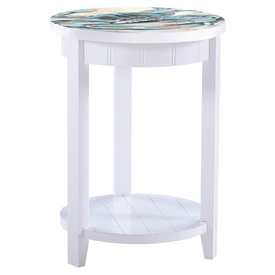 Crab Top Tide Accent Table