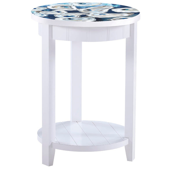 Oyster Top Tide Accent Table