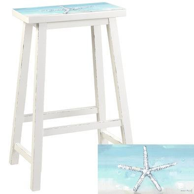 24" Starfish Top Barstool