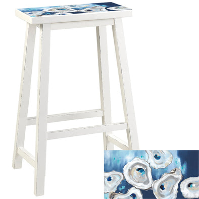 24" Oyster Top 2 Barstool