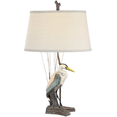 Standing Heron Table Lamp