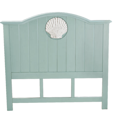 Queen Coquille Bleu Headboard