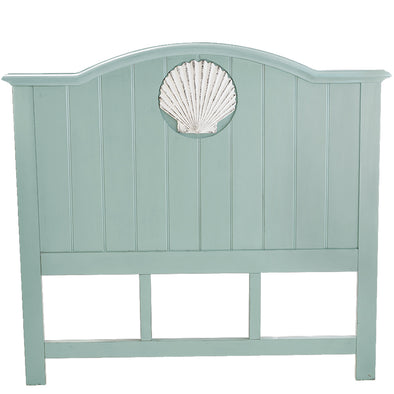 King Coquille Bleu Headboard