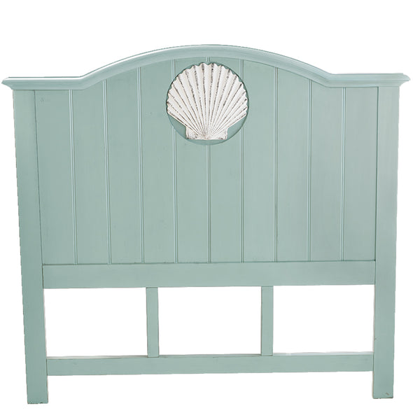 King Coquille Bleu Headboard