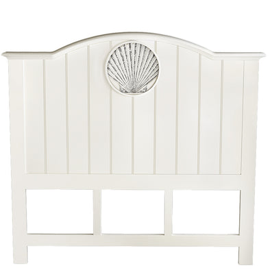 King Coquille Blanc Headboard