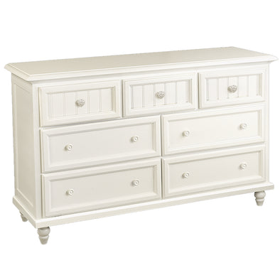Coquille Blanc Seven Drawer Dresser