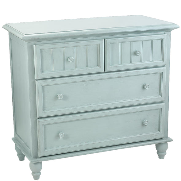 Coquille Bleu Four Drawer Dresser