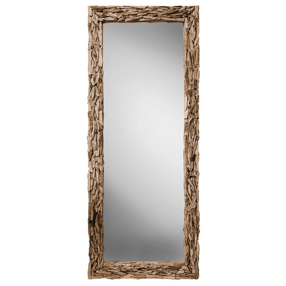 Driftwood Floor Mirror