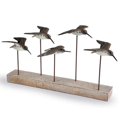 Flying Sandpipers Tabletop Sculpture