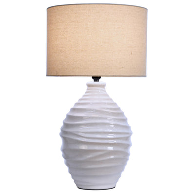 White Wave Table Lamp