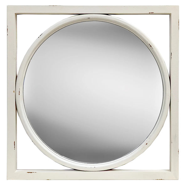 Squaring The Circle White Mirror