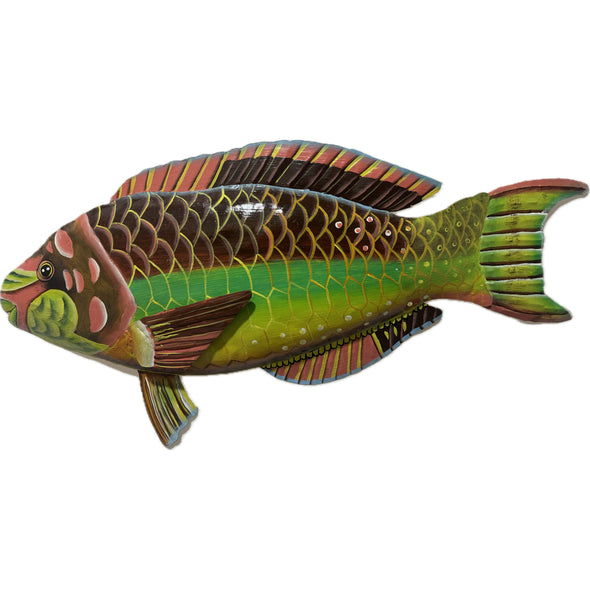 Rainbow Fish Metal Art