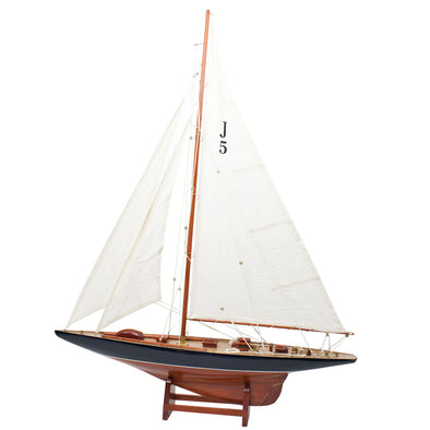 Classic Yacht Sailboat Figurine