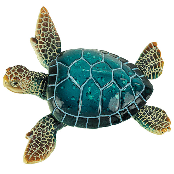 Blue Turtle Box Figurine