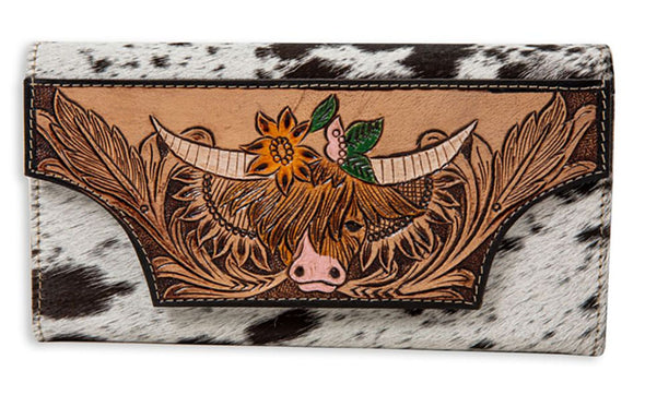 Hand-Tooled Bloomin' Wallet