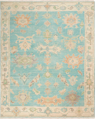 7.9 x 9.9 Odyssey Blue Multicolor Indoor Rug