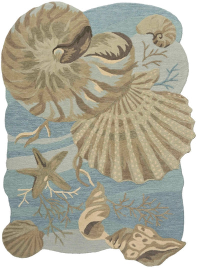 Shell Seeker 7.9' x 9.9' Area Rug
