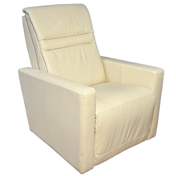 Cream Power Swivel Glider Recliner