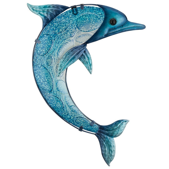 Dolphin Sea Blue Metal Art