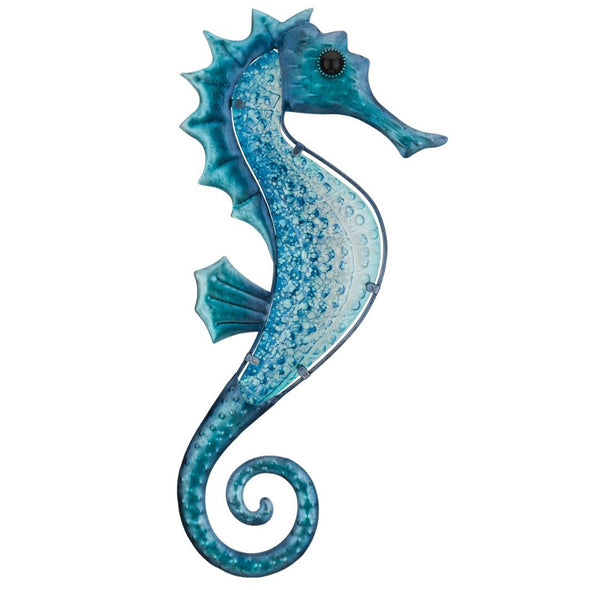 Seahorse Sea Blue Metal Art