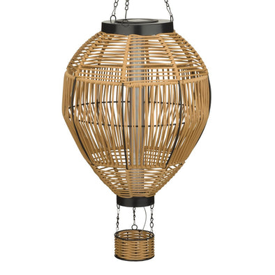 Wicker Hot Air Balloon XL Solar Lantern