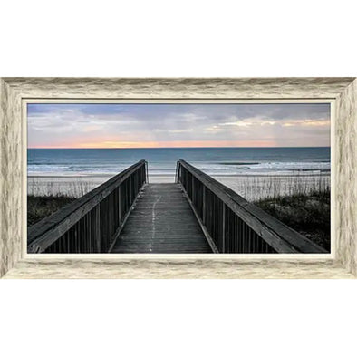 Walking To The Beach Framed Art